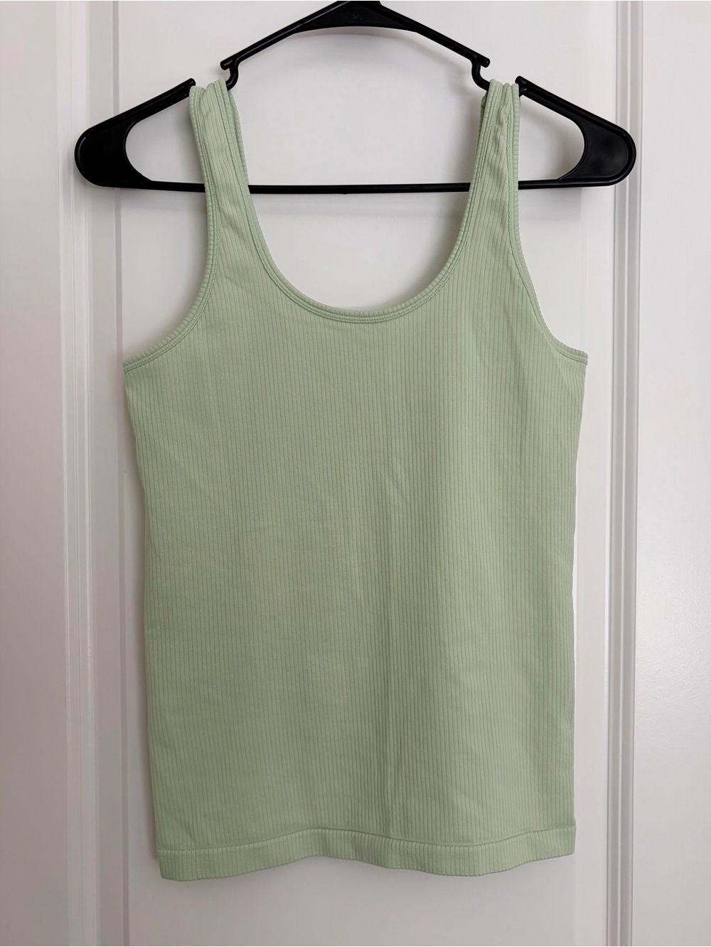 Athleta Light Green Ribbed Tank Top